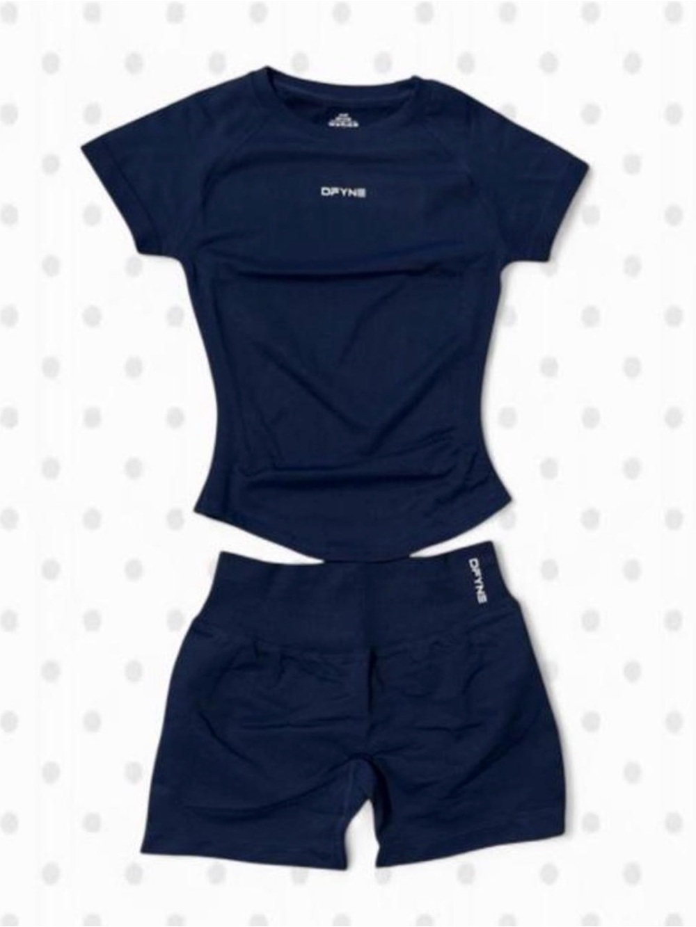 DFYNE Blue impact shorts and shirt